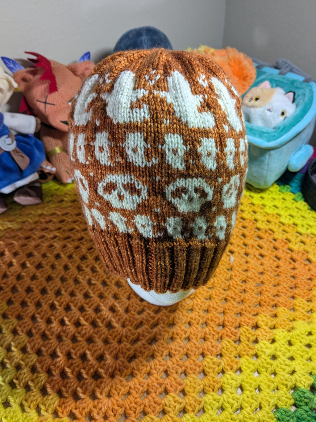 Spoopy Ghosty Ghouly Knit Hat