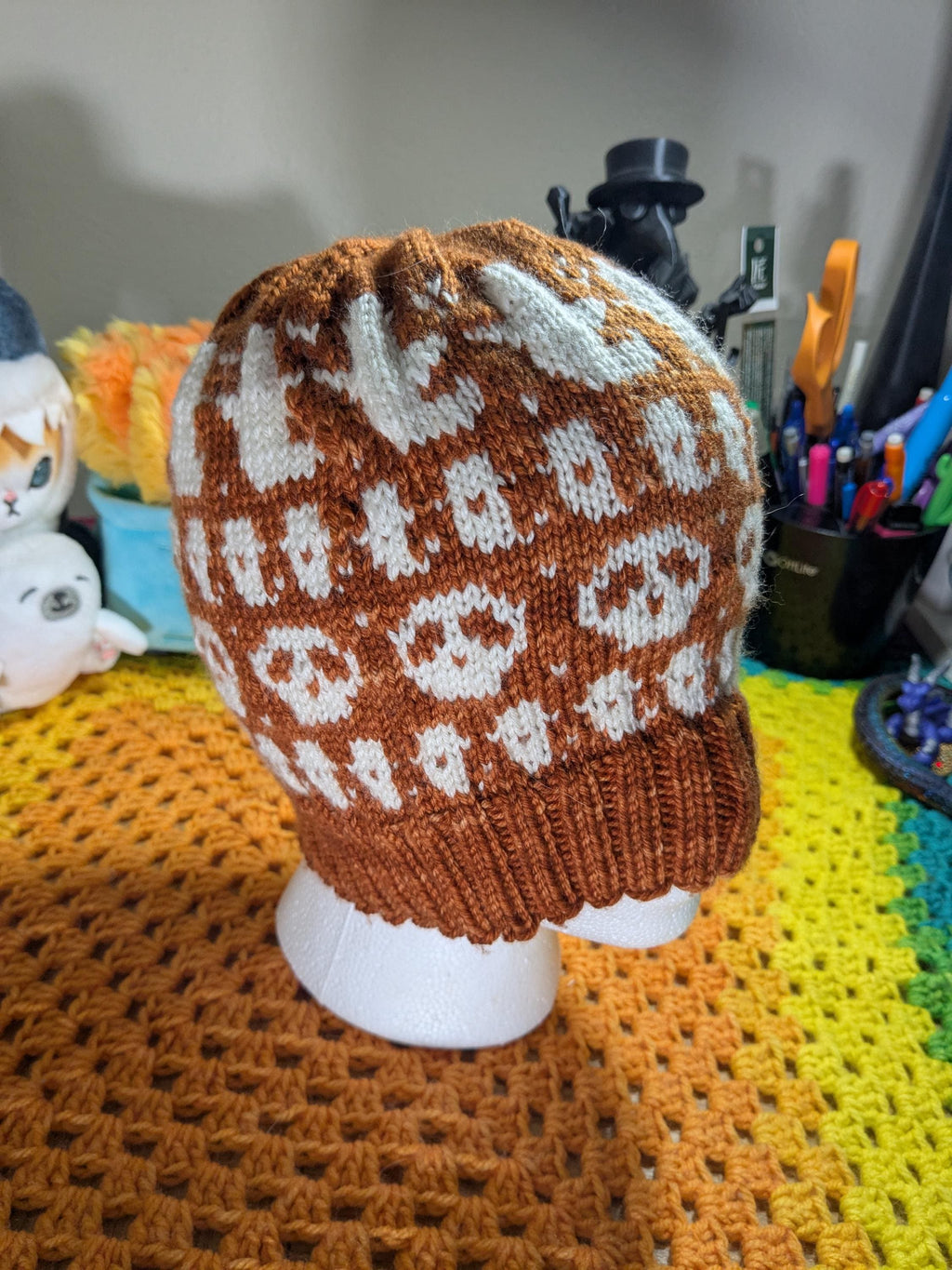 Spoopy Ghosty Ghouly Knit Hat
